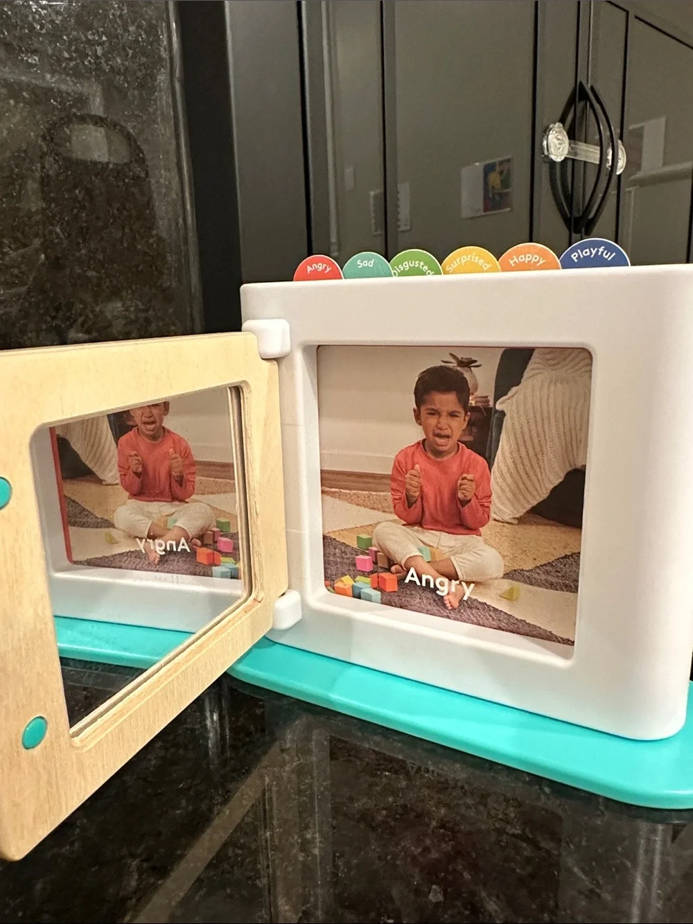 Lovevery Emotion Match Mirror & Card Set